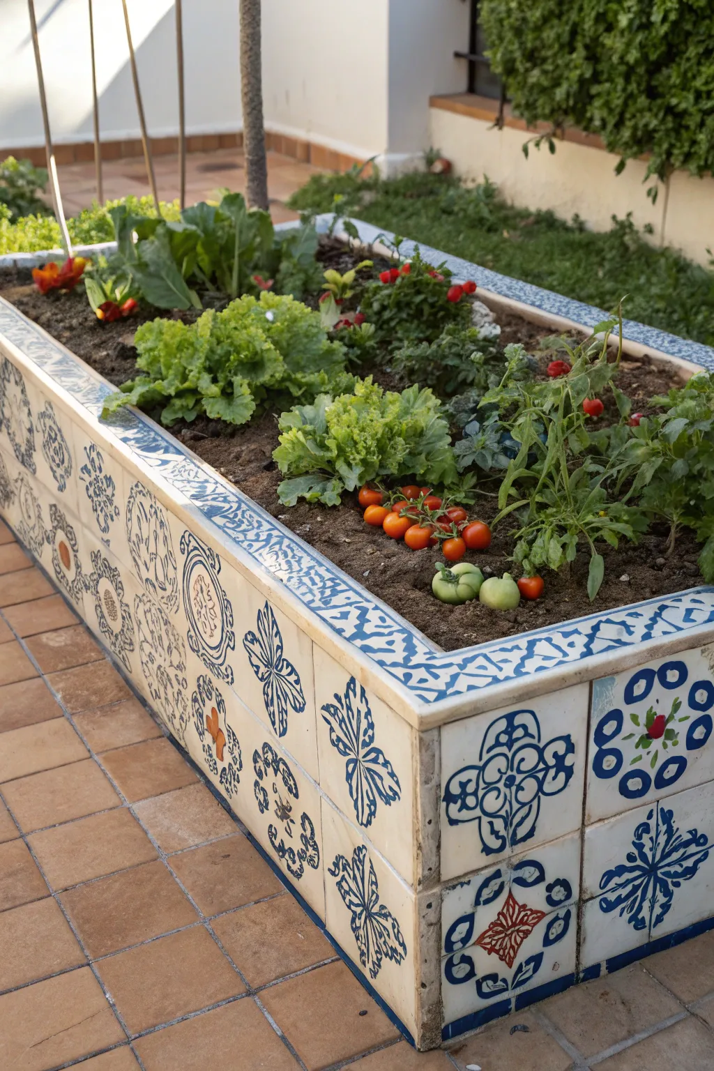 Elevate your garden game with stylish tile borders—where beauty meets functionality!