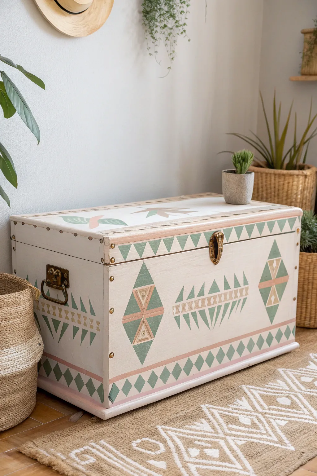Add a modern edge to your space with geometric designs – where minimalist meets artistry.