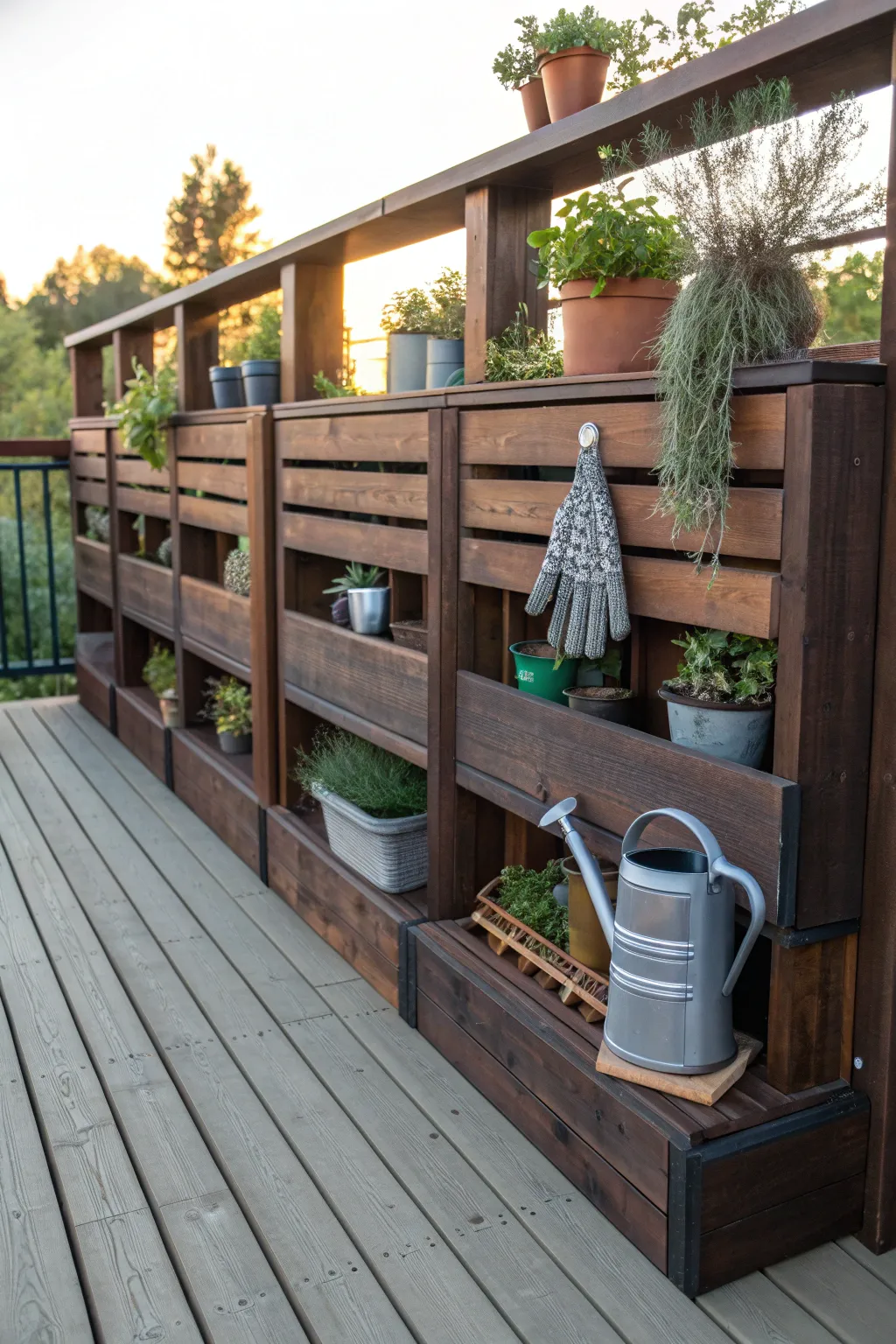 Elevate your deck with sleek storage solutions that blend form and function effortlessly.