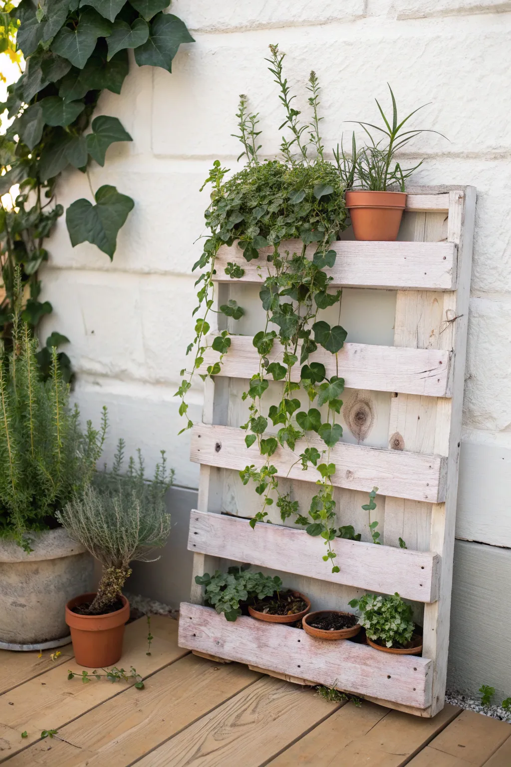 Create your own urban jungle with a DIY pallet herb garden—where simplicity meets lush, natural beauty.
