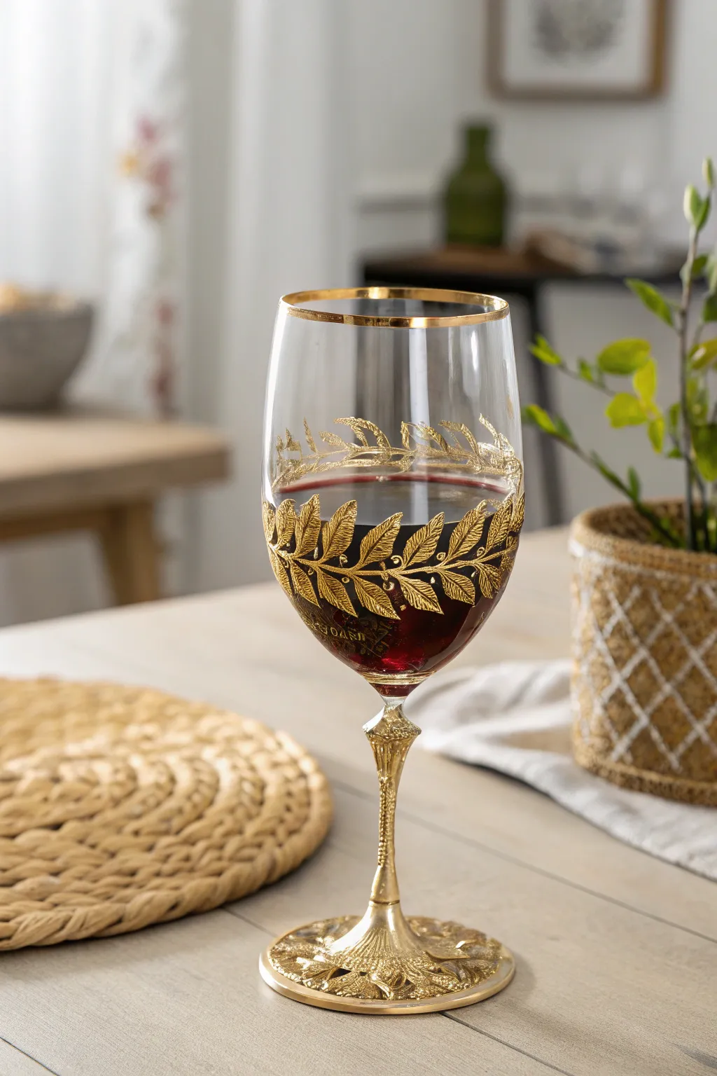 Elevate your wine game with a touch of gold elegance. 🍷✨