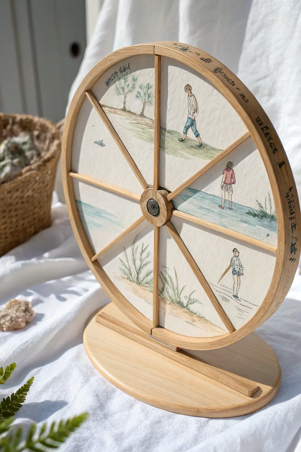Spin your story: A minimalist journey with Peter on water, crafted with love and simplicity.
