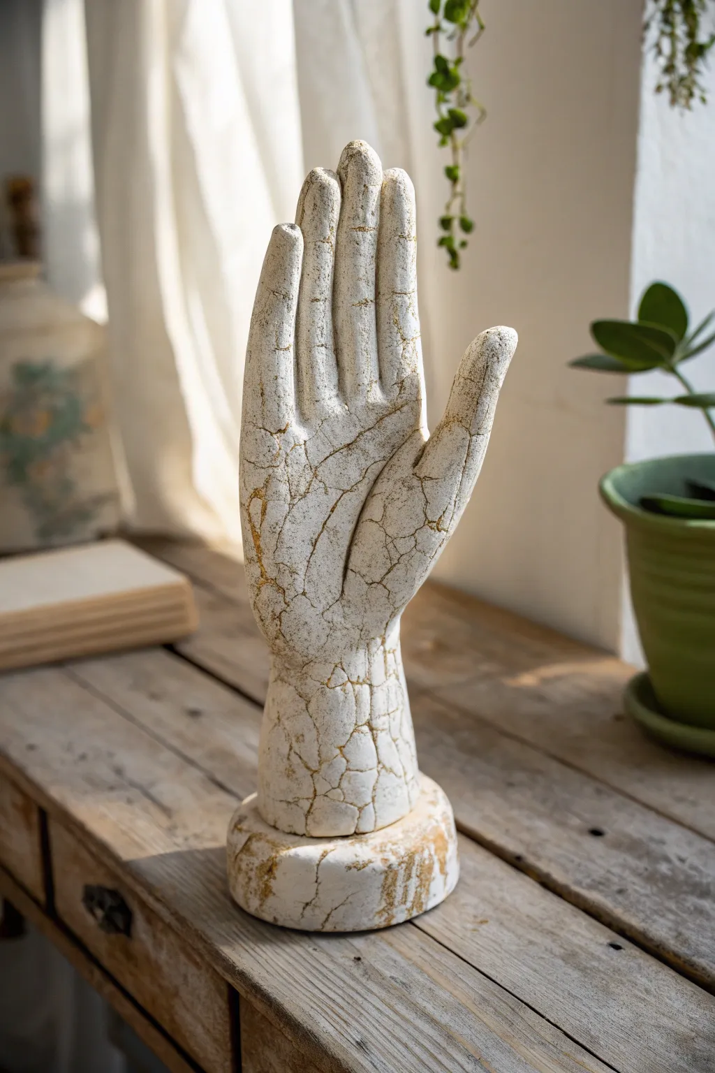 Embrace nostalgia with vintage-inspired plaster art, where timeless charm meets minimalist elegance.