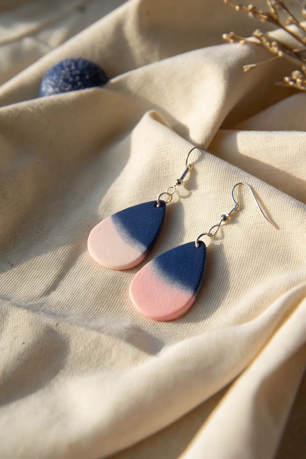 Elevate your style with these handcrafted ombre earrings, where simplicity meets elegance in a seamless color transition.