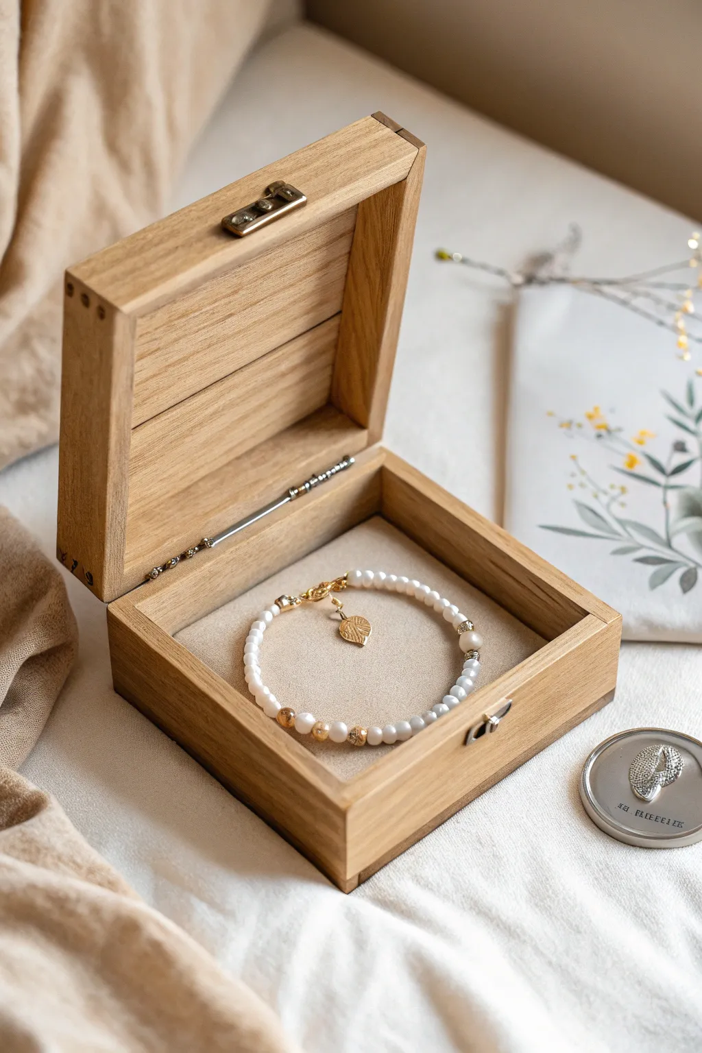 Cherish the moment: A delicate keepsake bracelet to celebrate new beginnings.