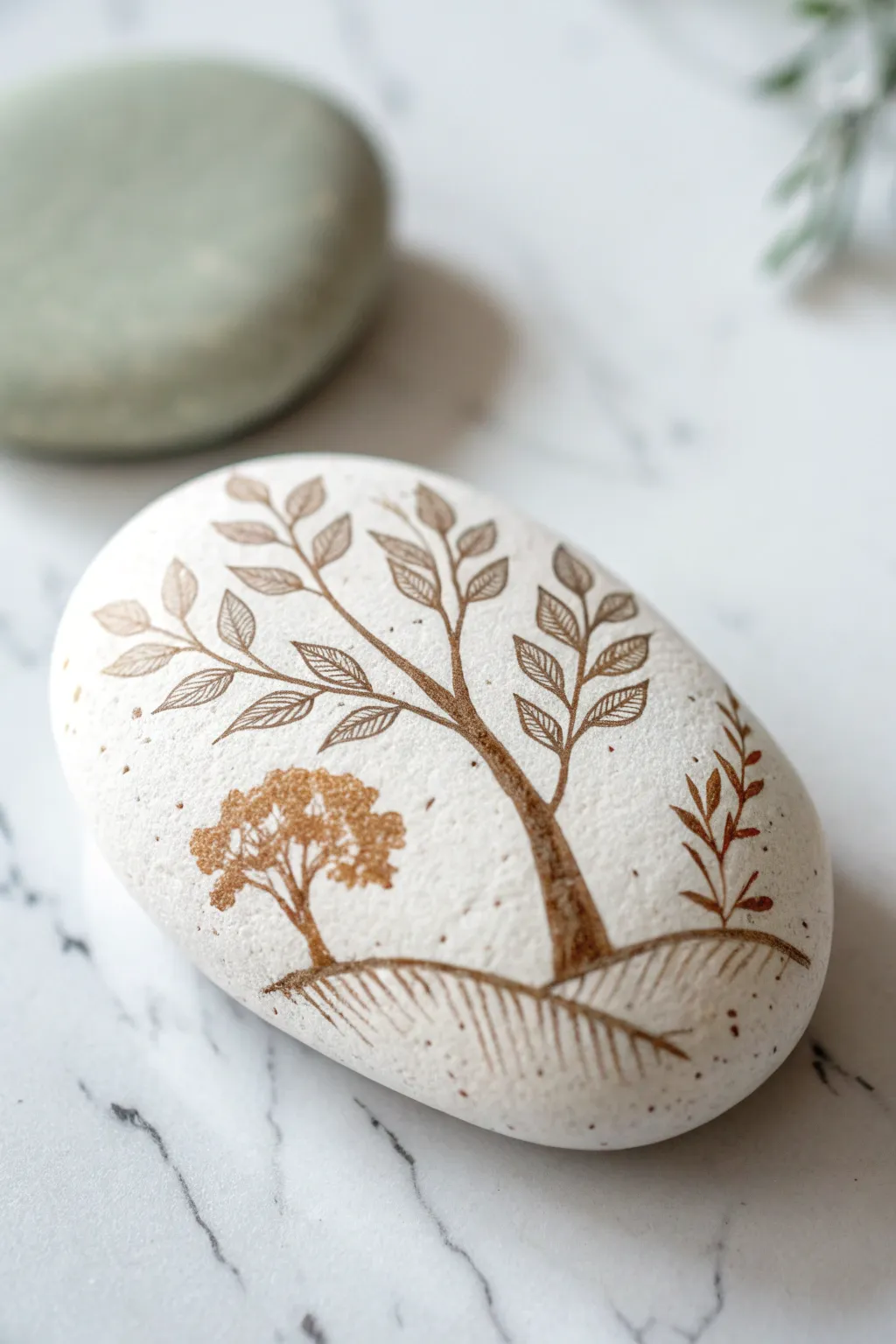 Nature's elegance captured in minimalist rock art. Embrace simplicity and beauty with these nature-inspired motifs.