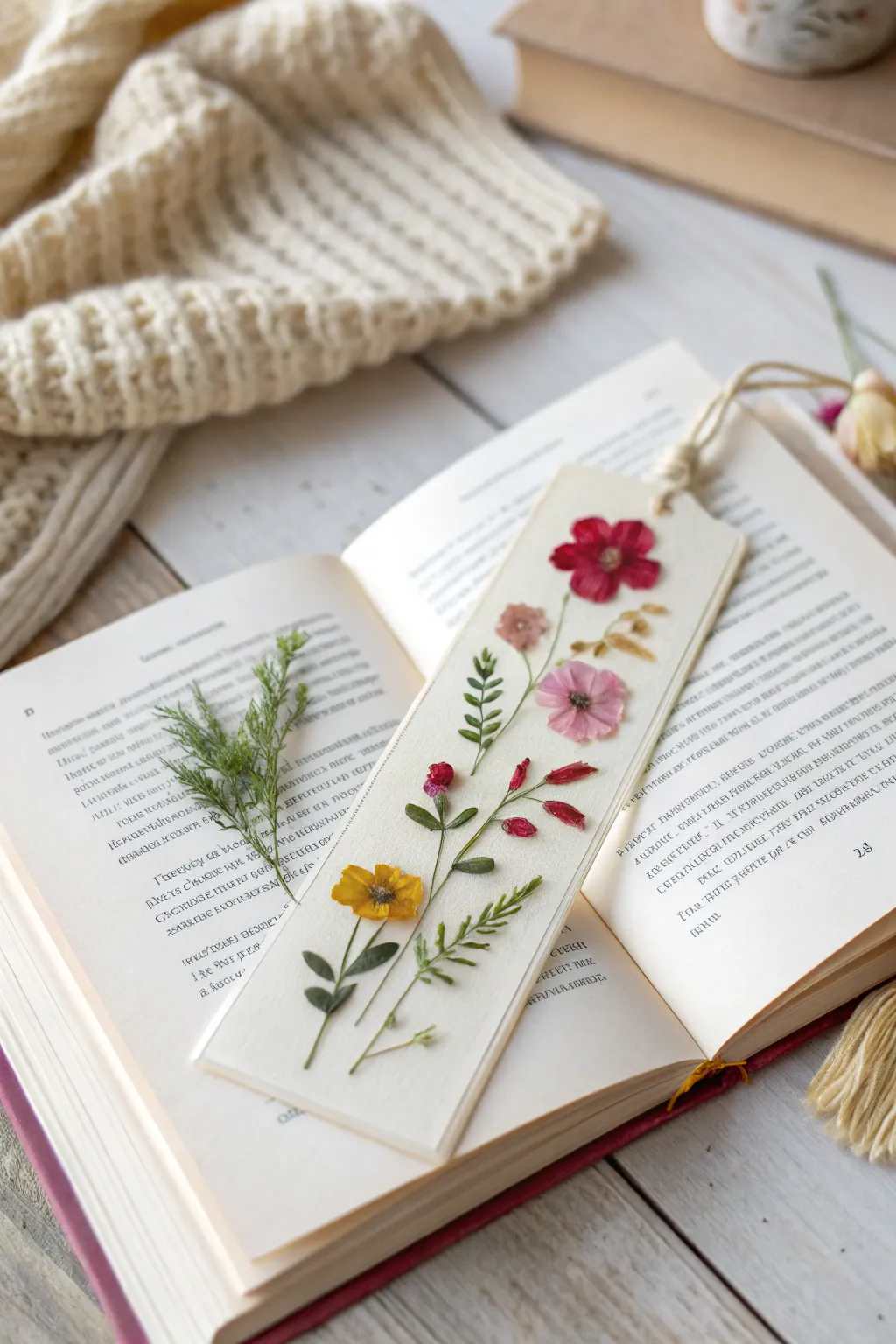 Transform your cherished wedding blooms into timeless floral bookmarks, each turn of the page a gentle reminder of love.