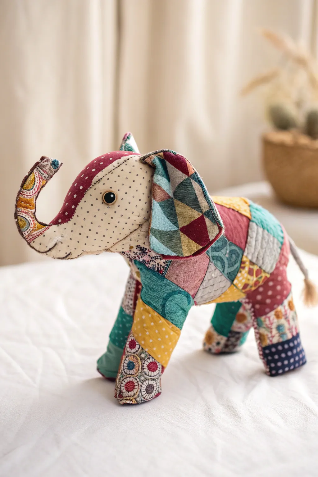 Meet your new upcycled fabric friend, where creativity meets sustainable play!