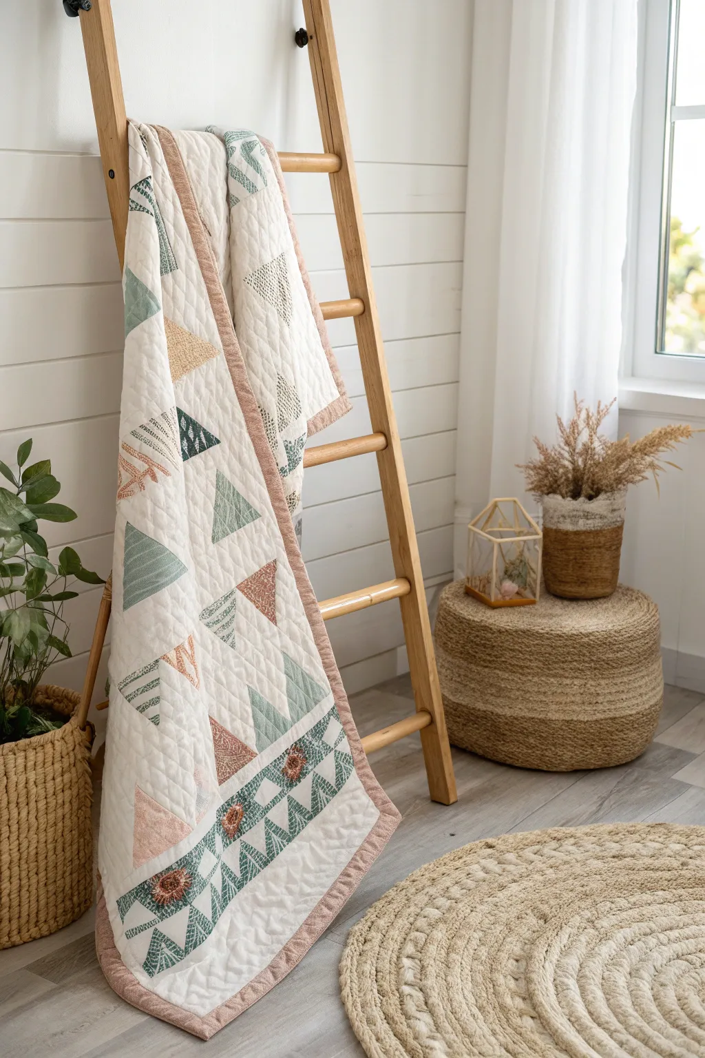 Crafting serene beauty: Quilt your inspirations into timeless art.