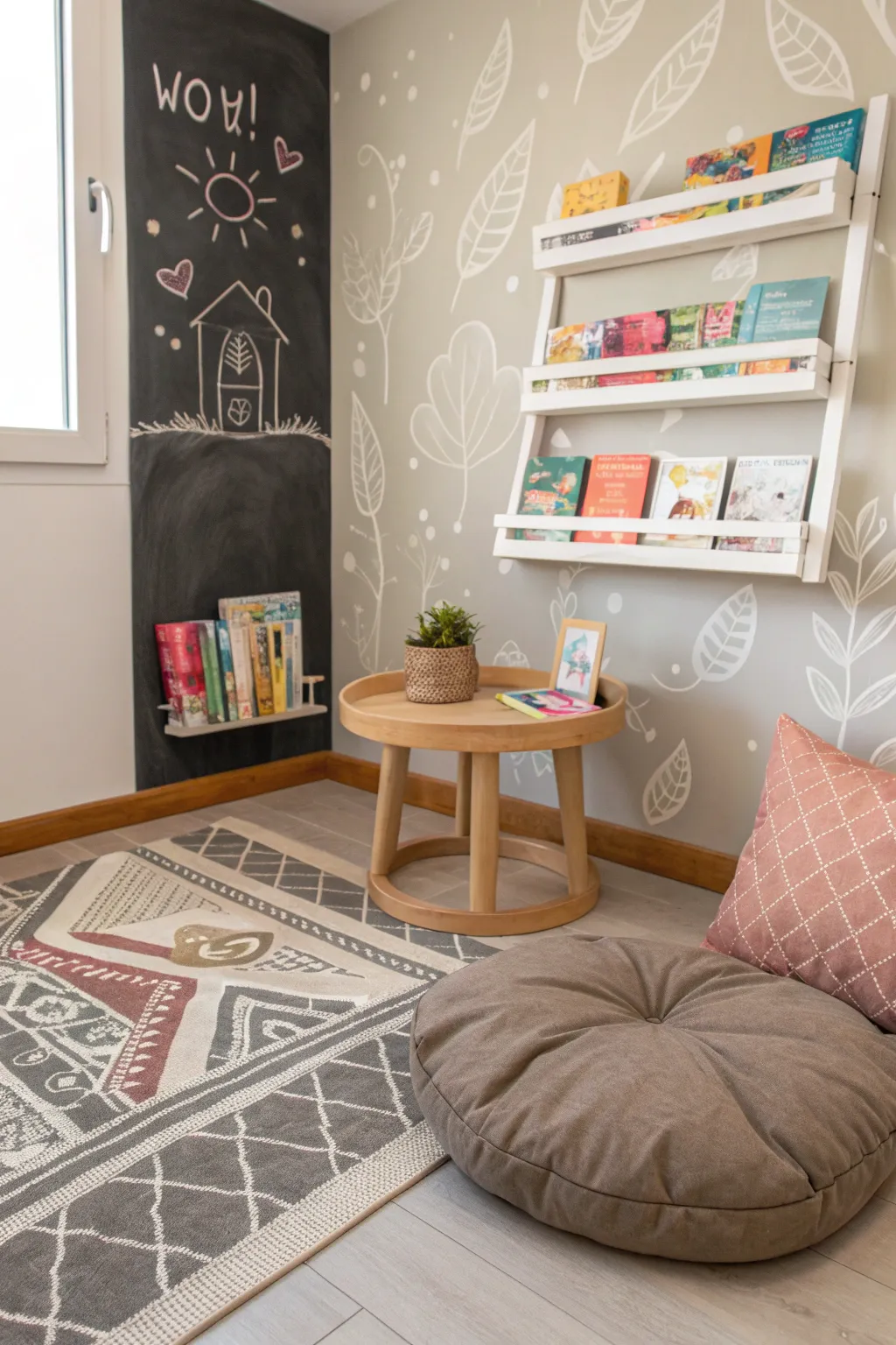 Unleash creativity in a charming artist’s reading studio for kids, where stories and art come to life.