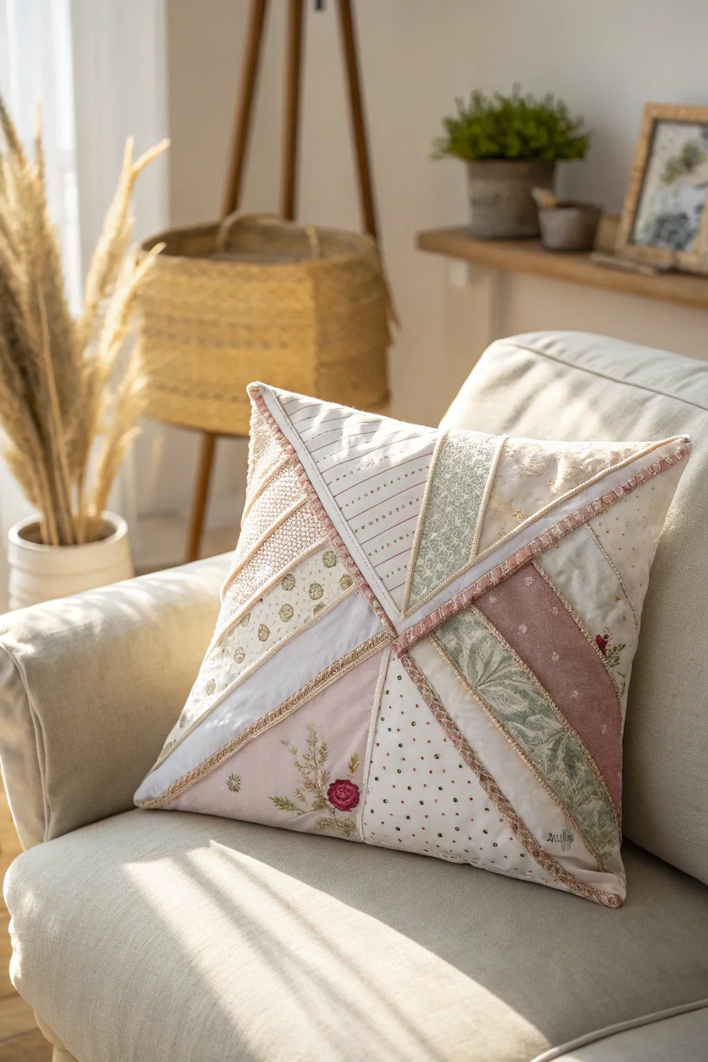 Transform your old shirts into chic envelope pillows that tell a story of sustainability and style.