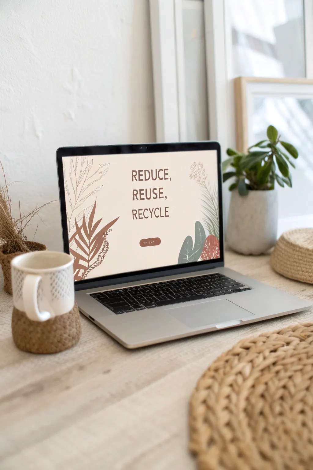 Embrace eco-friendly elegance with digital precision. #SustainableDesign #MinimalistBeauty