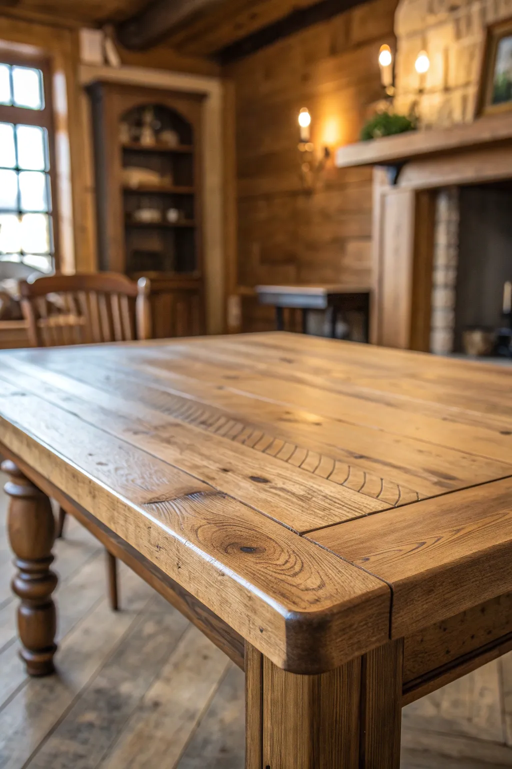Rediscover the timeless allure of natural wood with a simple yet stunning table top makeover.