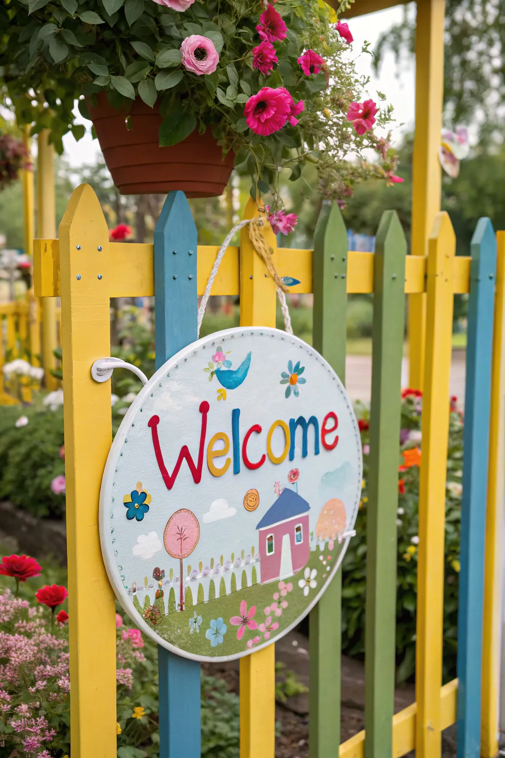 Whimsical designs add a playful and cheerful touch to your entryway.