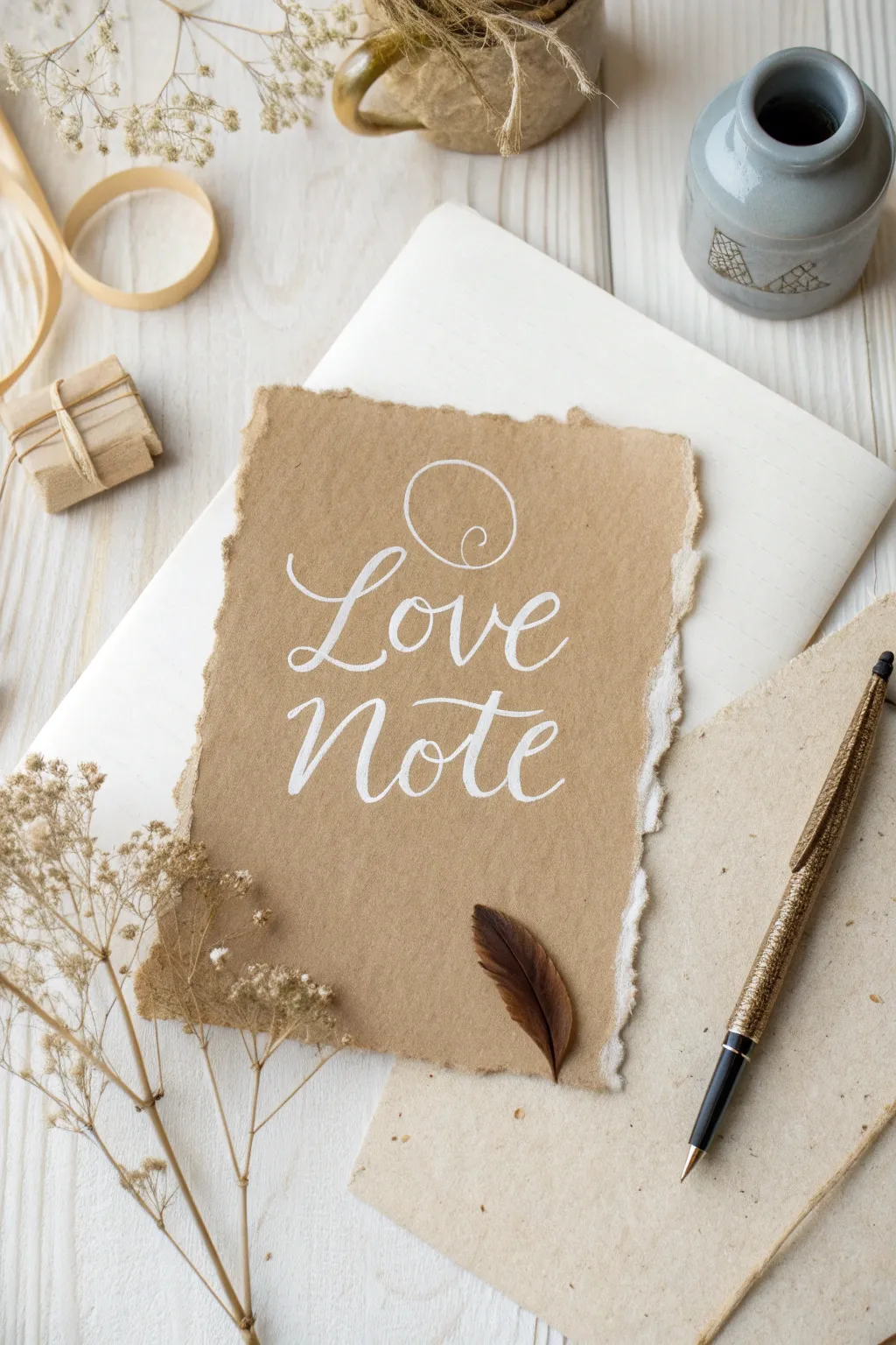 Capture their heart with a handwritten love note, a timeless touch of warmth and authenticity.