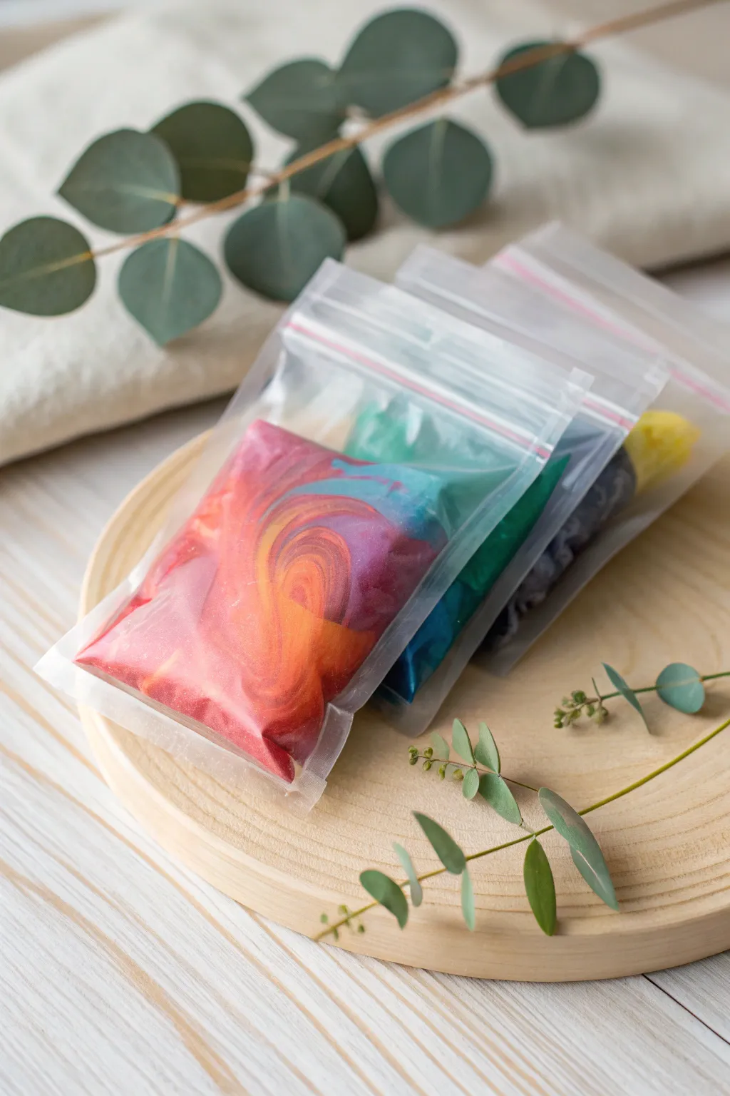 Explore the magic of color mixing with this simple yet enchanting sensory bag!