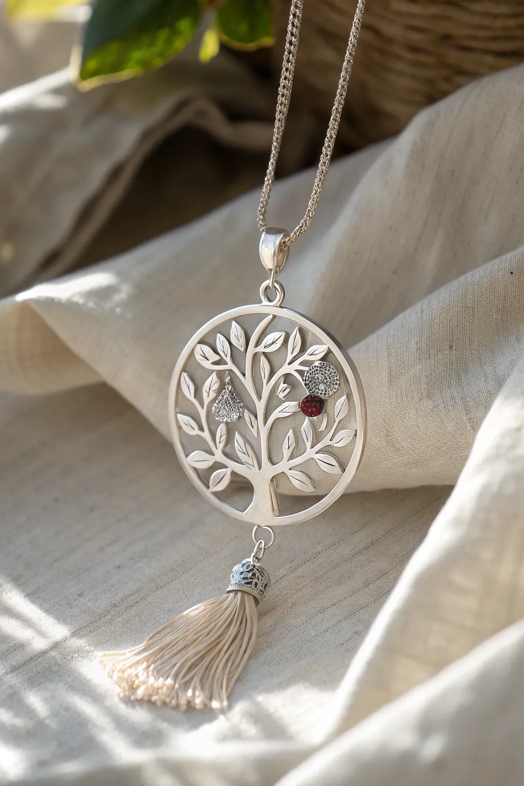 Celebrate your roots with a beautifully crafted family tree pendant, a symbol of love and connection.