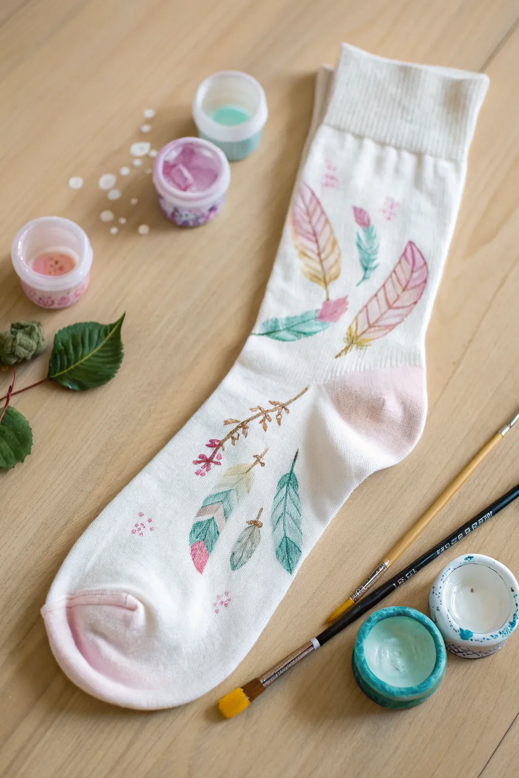 Unleash your creativity at your next sleepover with charming sock painting fun!