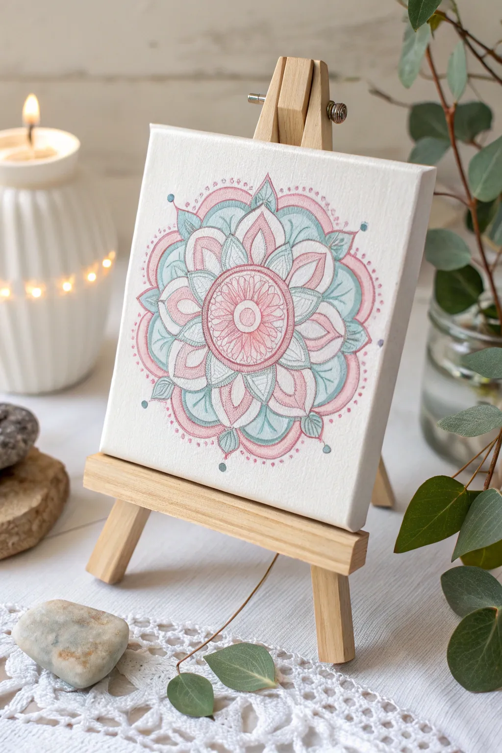 Find tranquility in the details: tiny mandalas that captivate and calm.