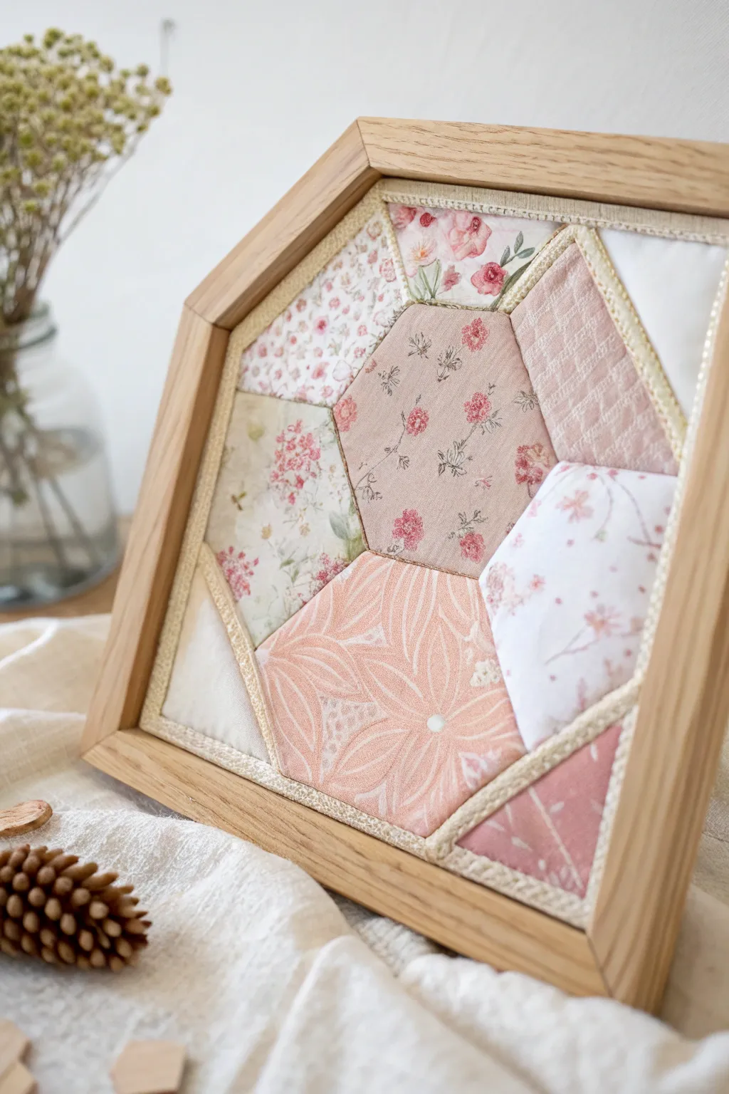 Showcase your favorite fabrics with a touch of elegance and simplicity.