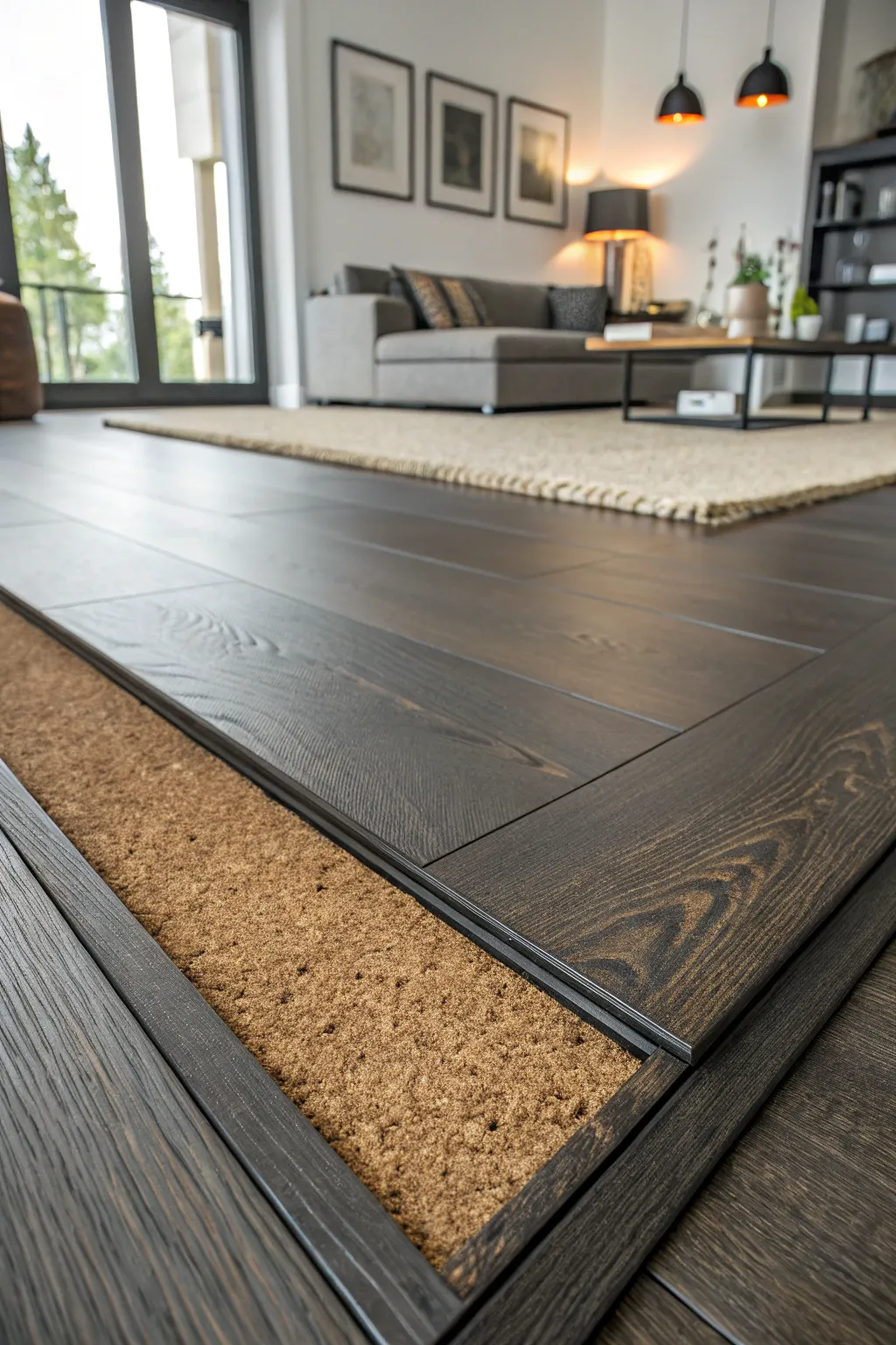 Elevate your space with stylish and effective soundproof flooring.