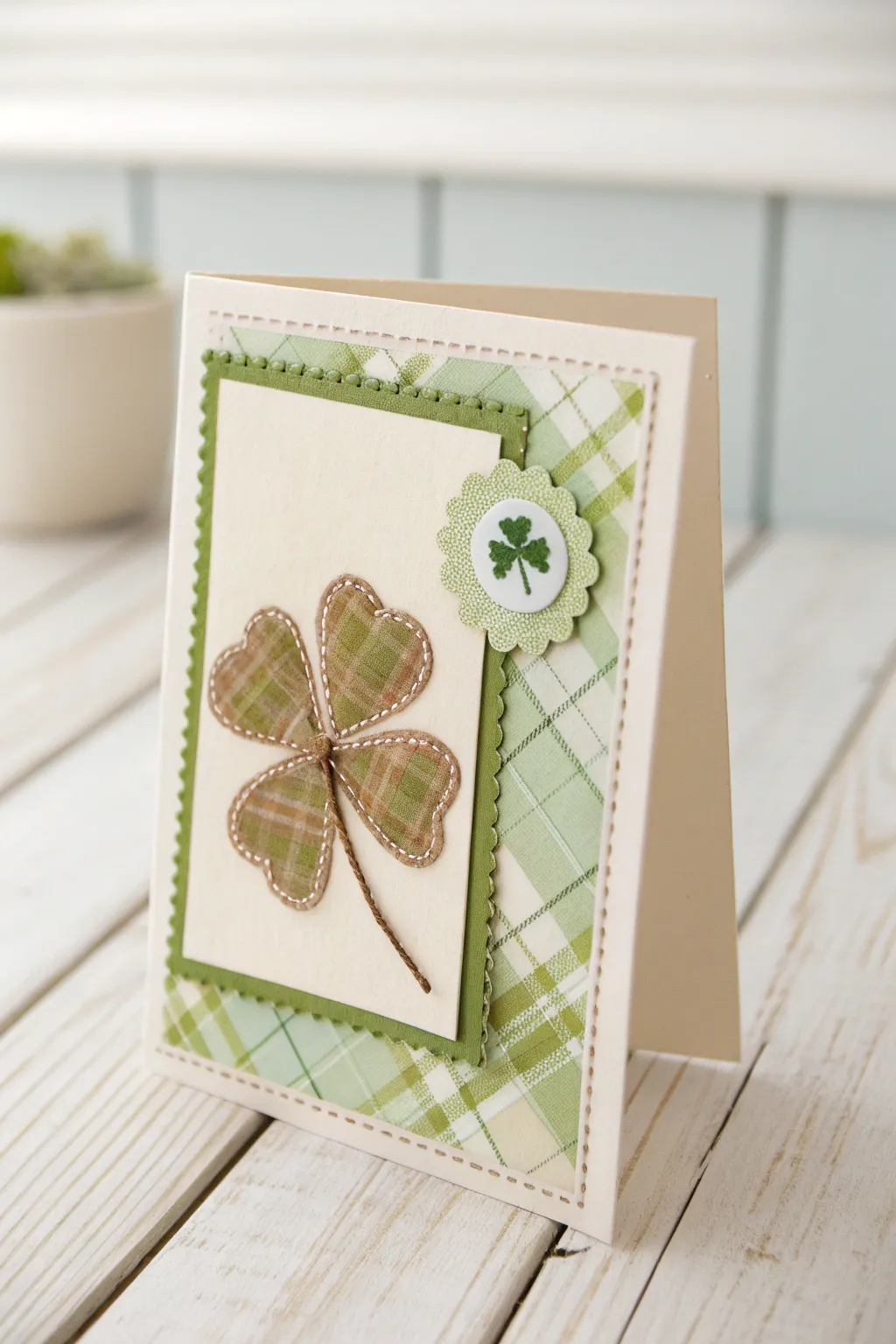 Craft a touch of charm and sustainability with fabric scraps this St. Patrick's Day.