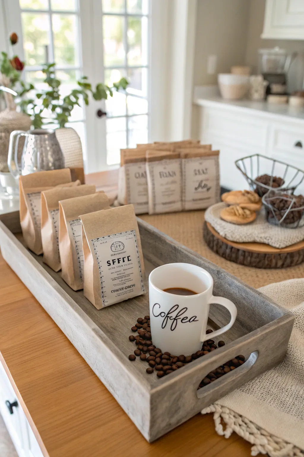 Leave a lasting impression with coffee-themed favors that guests will cherish.