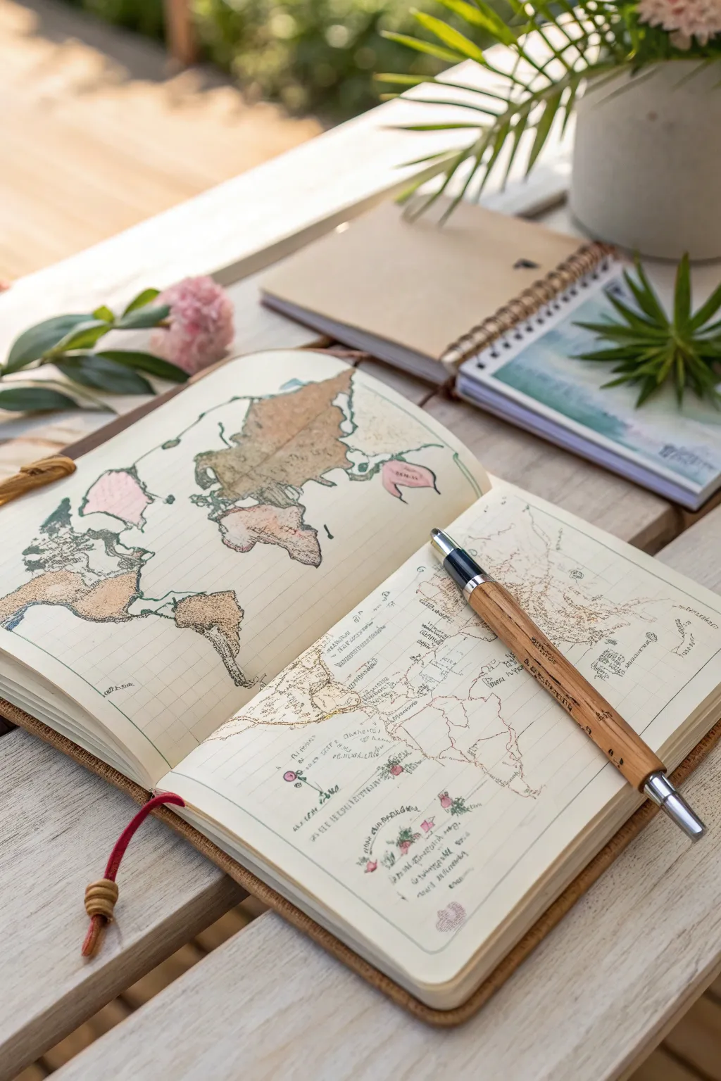 Capture your summer adventures with a touch of artistry. #SummerJournals #MapYourAdventures