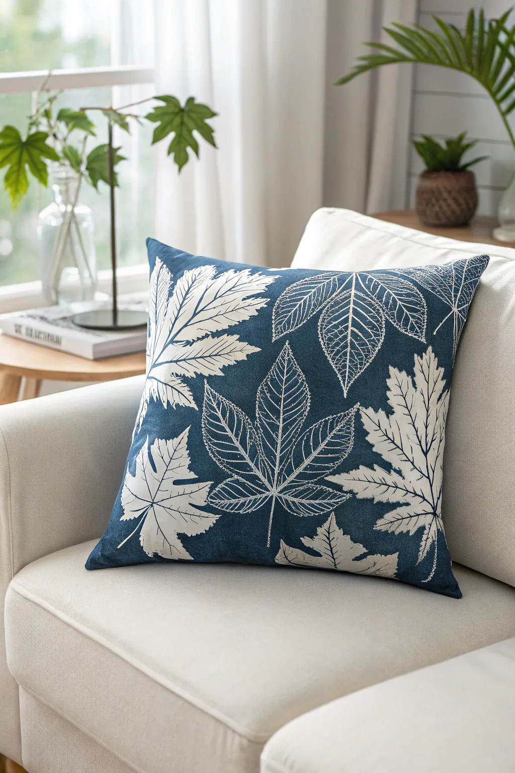 Brighten your space with the natural elegance of sunprint pillows.