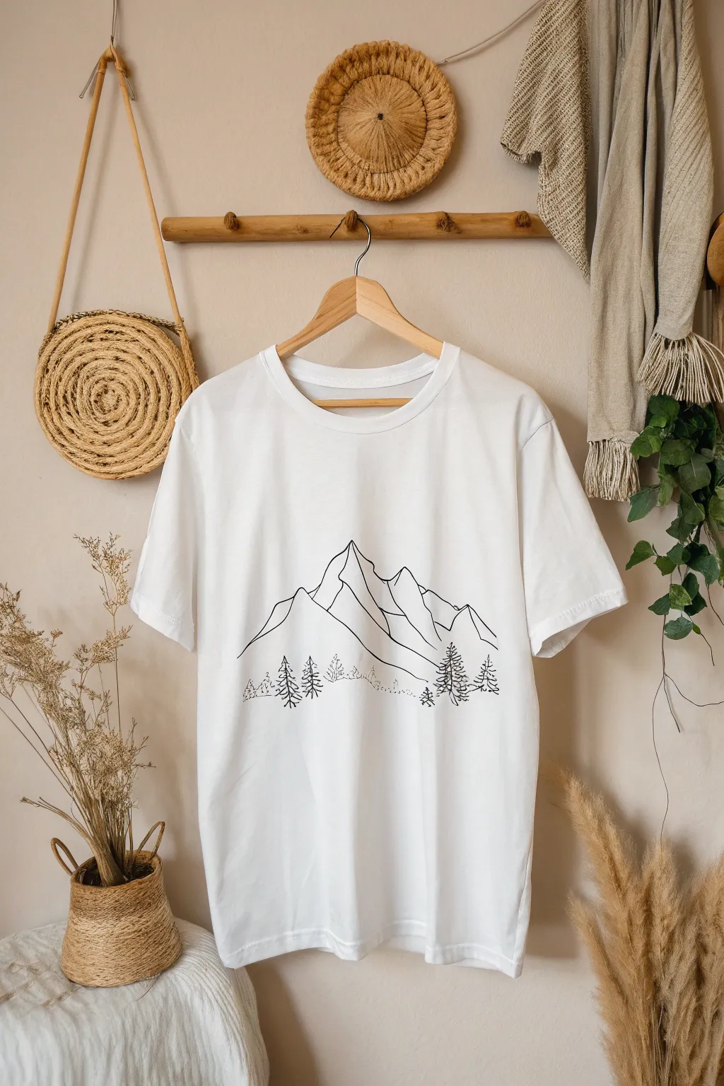 Embrace understated elegance with minimalist mountain designs.