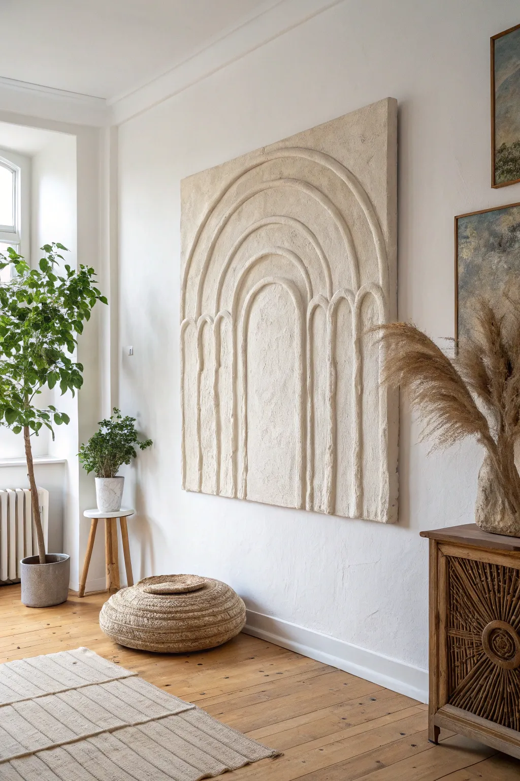 Elevate your space with sculptural arches that blend minimalist elegance with Boho charm.