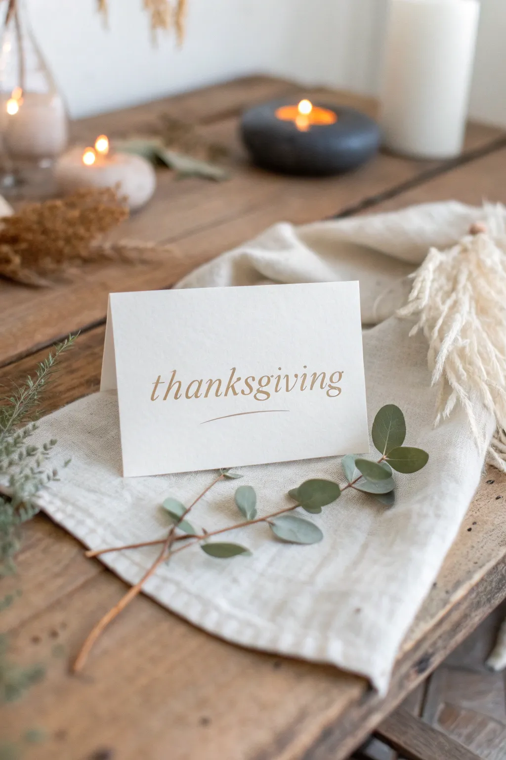 Elegant Thanksgiving Inspiration: Let these thoughtfully designed quote cards bring warmth and gratitude to your holiday decor.