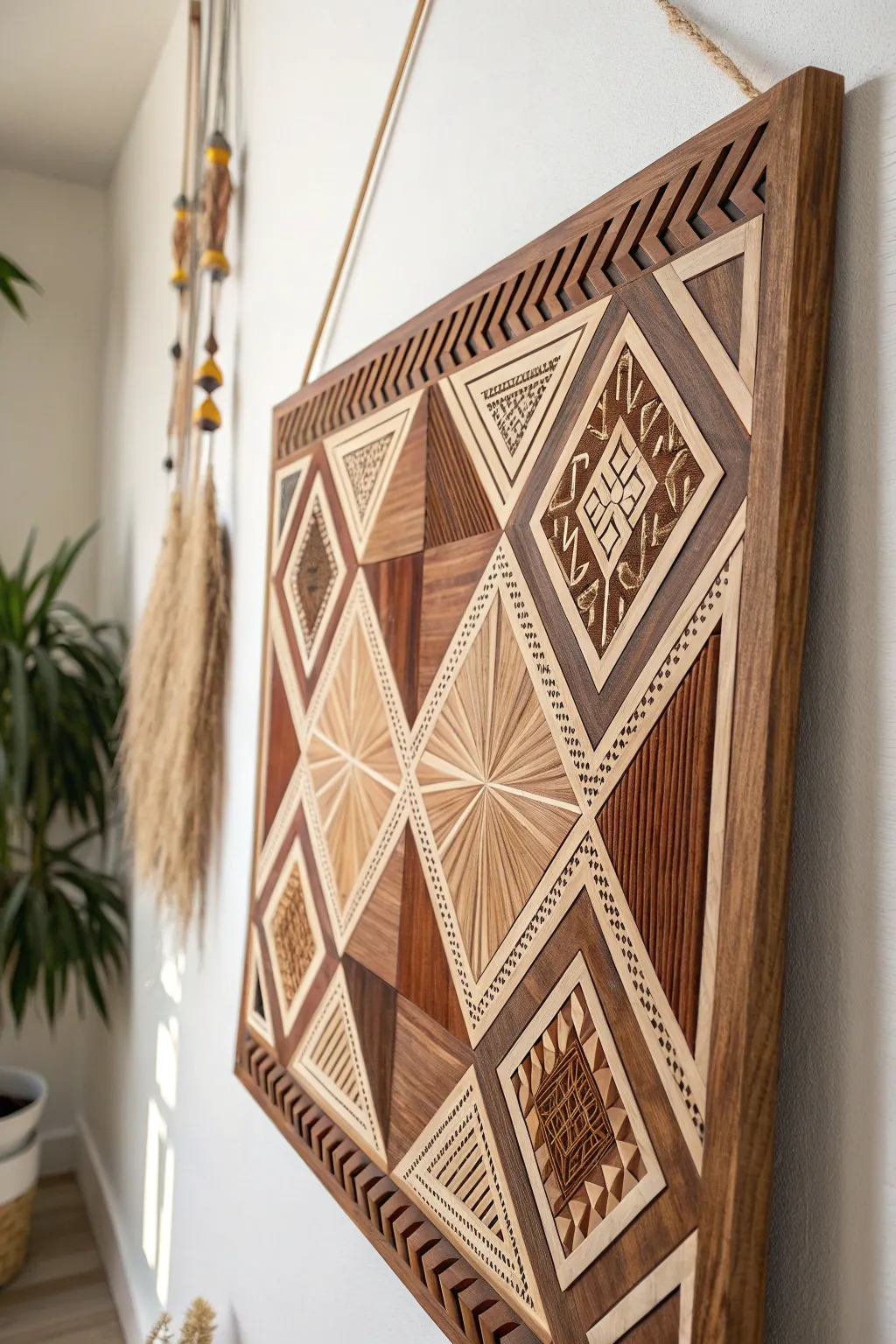 Elevate your space with the timeless beauty of handcrafted wooden art.