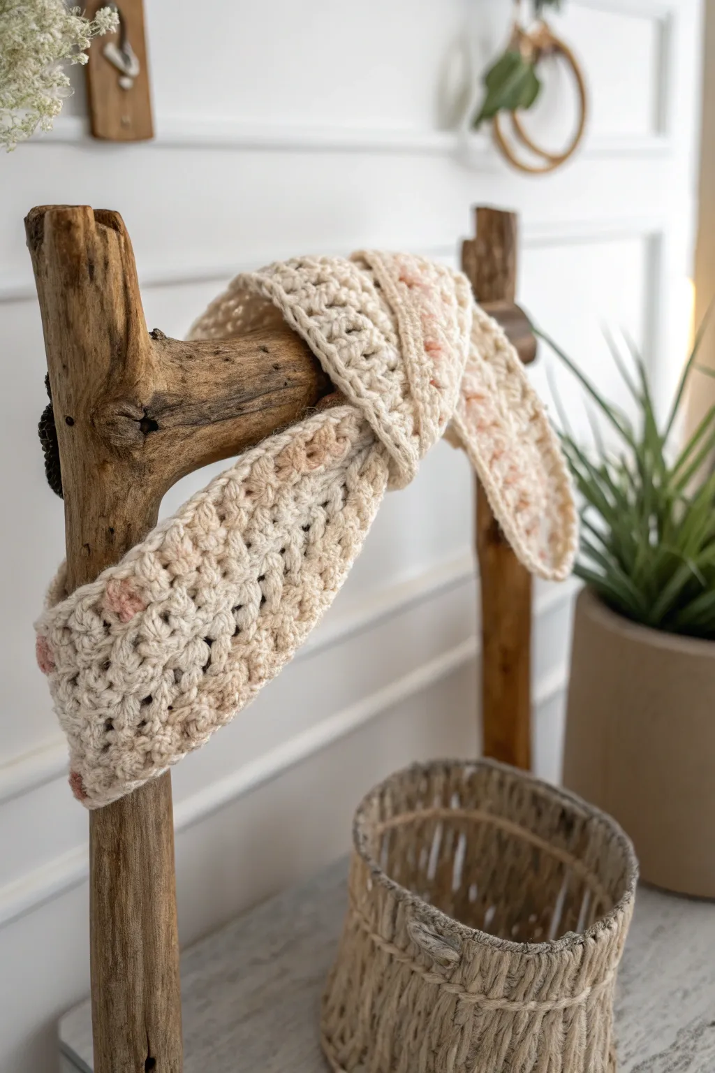 Elevate his workout gear with a handcrafted crochet headband, blending simplicity and style.