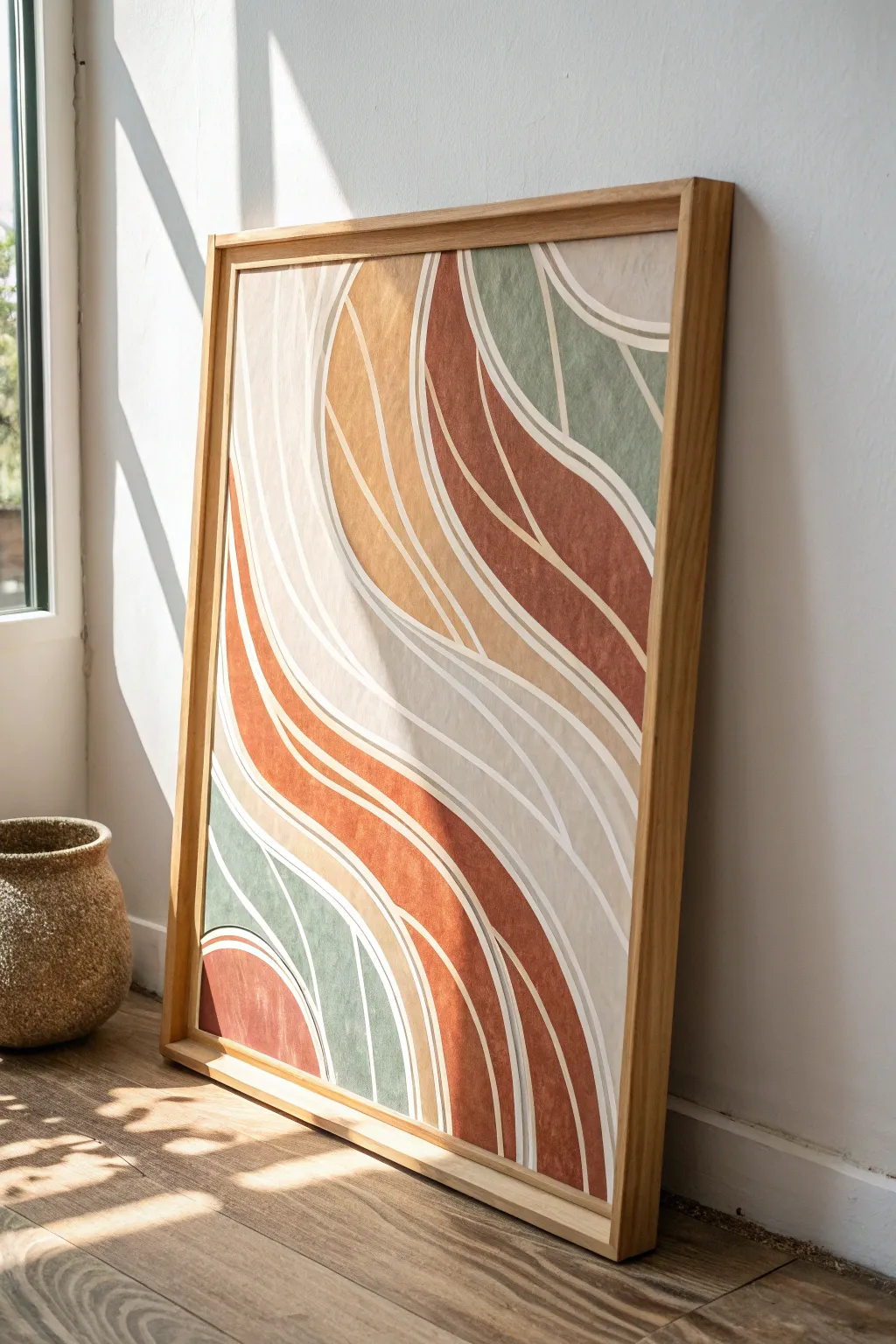 Crafted with love: Minimalist abstract wall art that speaks the language of simplicity and elegance.