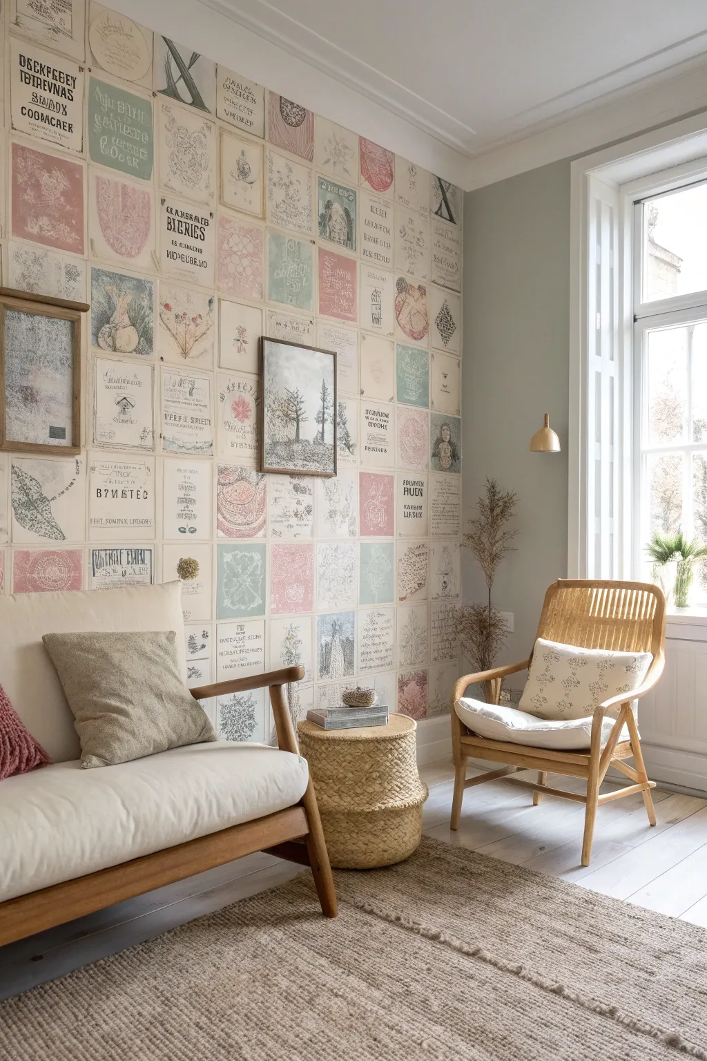 Transform your memories into art with a bespoke ticket stub wallpaper that adds a personal touch to your minimalist haven.