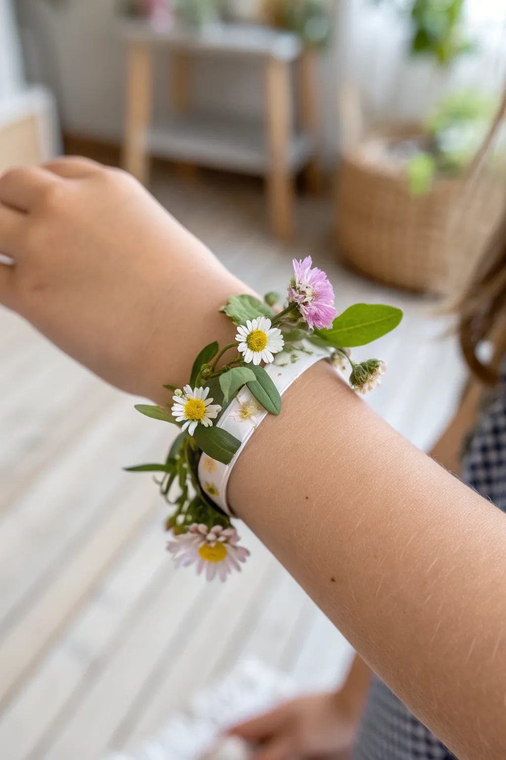 Capture the beauty of nature with this enchanting DIY toddler bracelet.