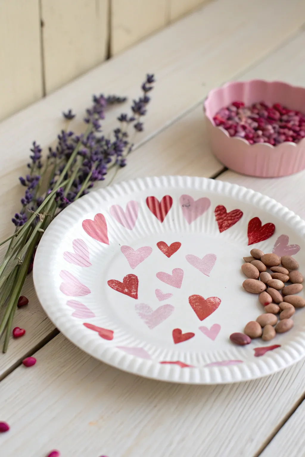 Crafting Joy: Create these charming heart shakers with your little one for a sweet Valentine’s Day melody.