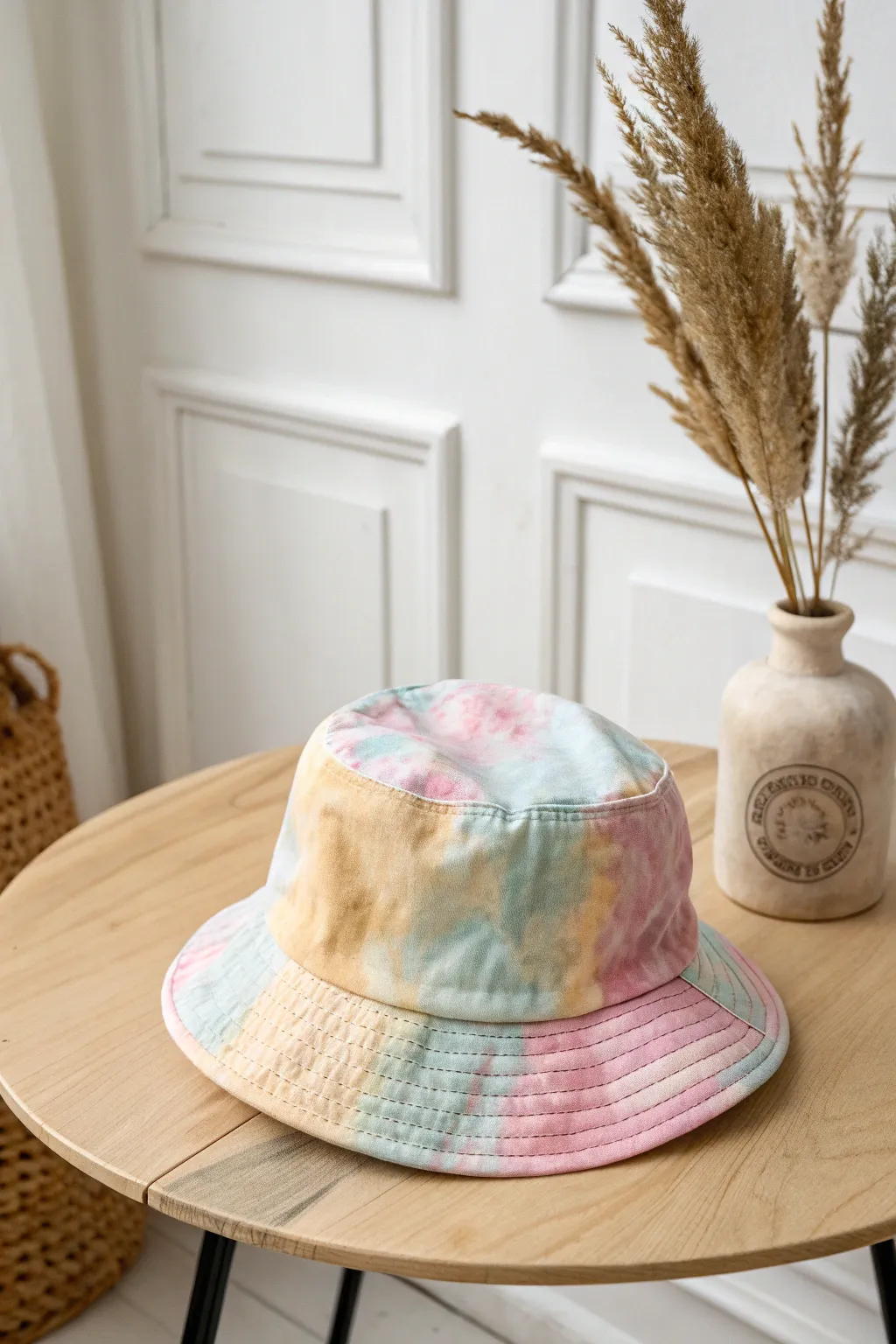 Switch up your style effortlessly with this chic reversible tie-dye bucket hat!