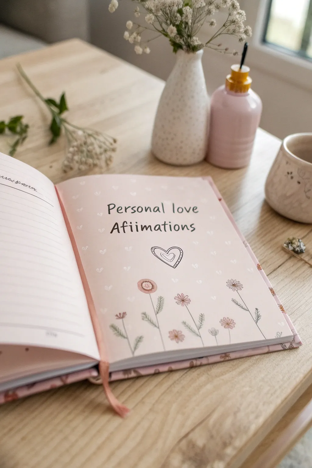 Embrace self-love with daily affirmations in your bullet journal. A simple yet profound way to boost your mood and confidence every day.
