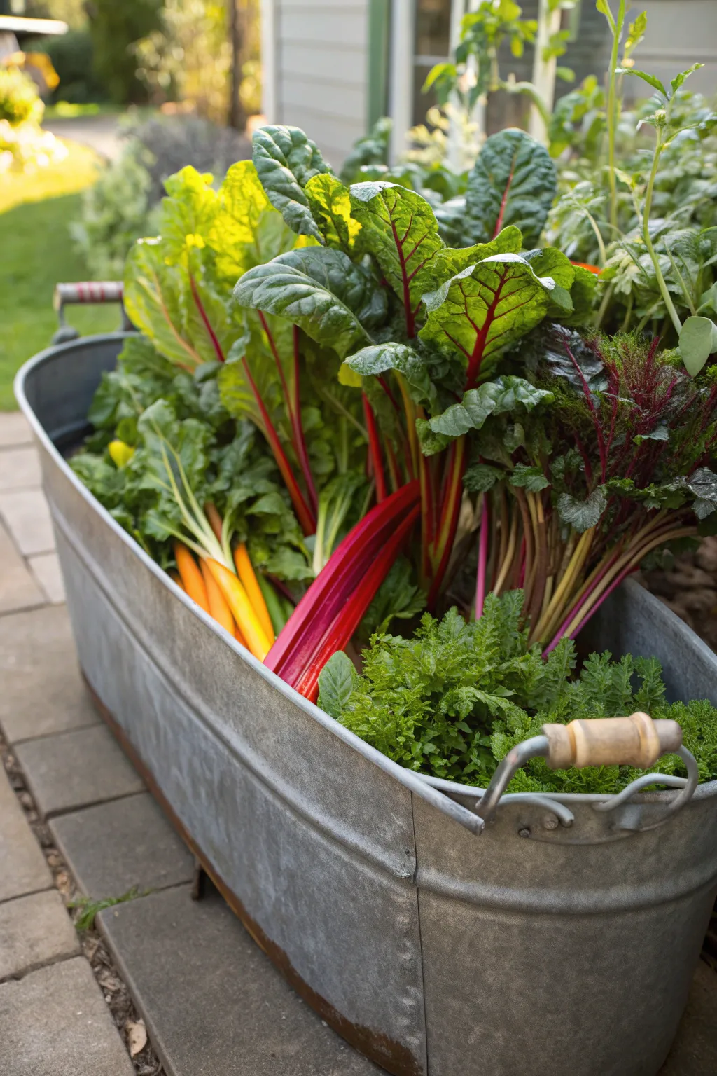 Transform your space with a vibrant veggie patch - where color meets flavor!