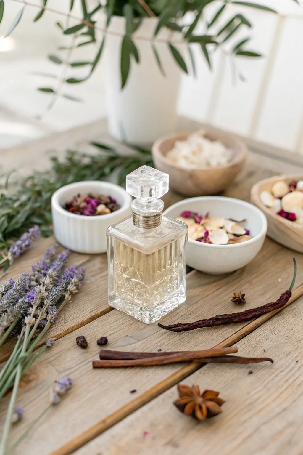 Create your own fragrance at this charming scent bar, a memorable touch for any wedding celebration.