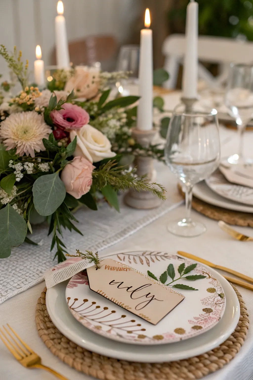 Ceramic name tags offer a unique and artistic touch.