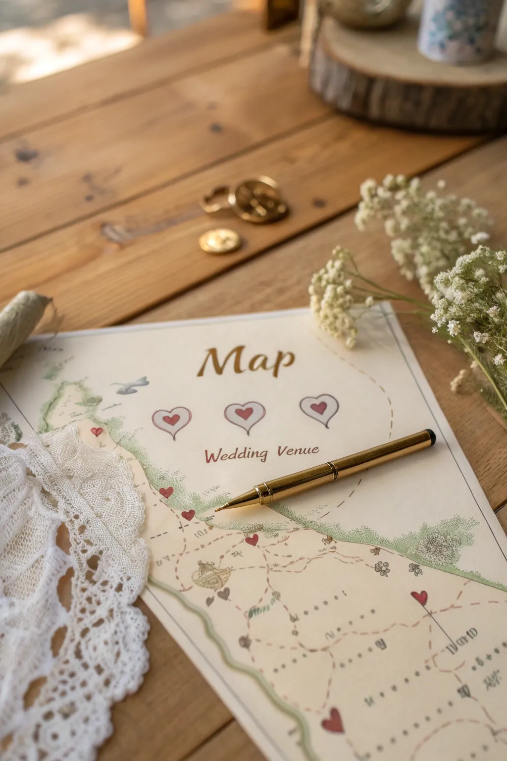 Trace your love story with a touch of elegance. #WeddingJourney #ScandinavianBoho