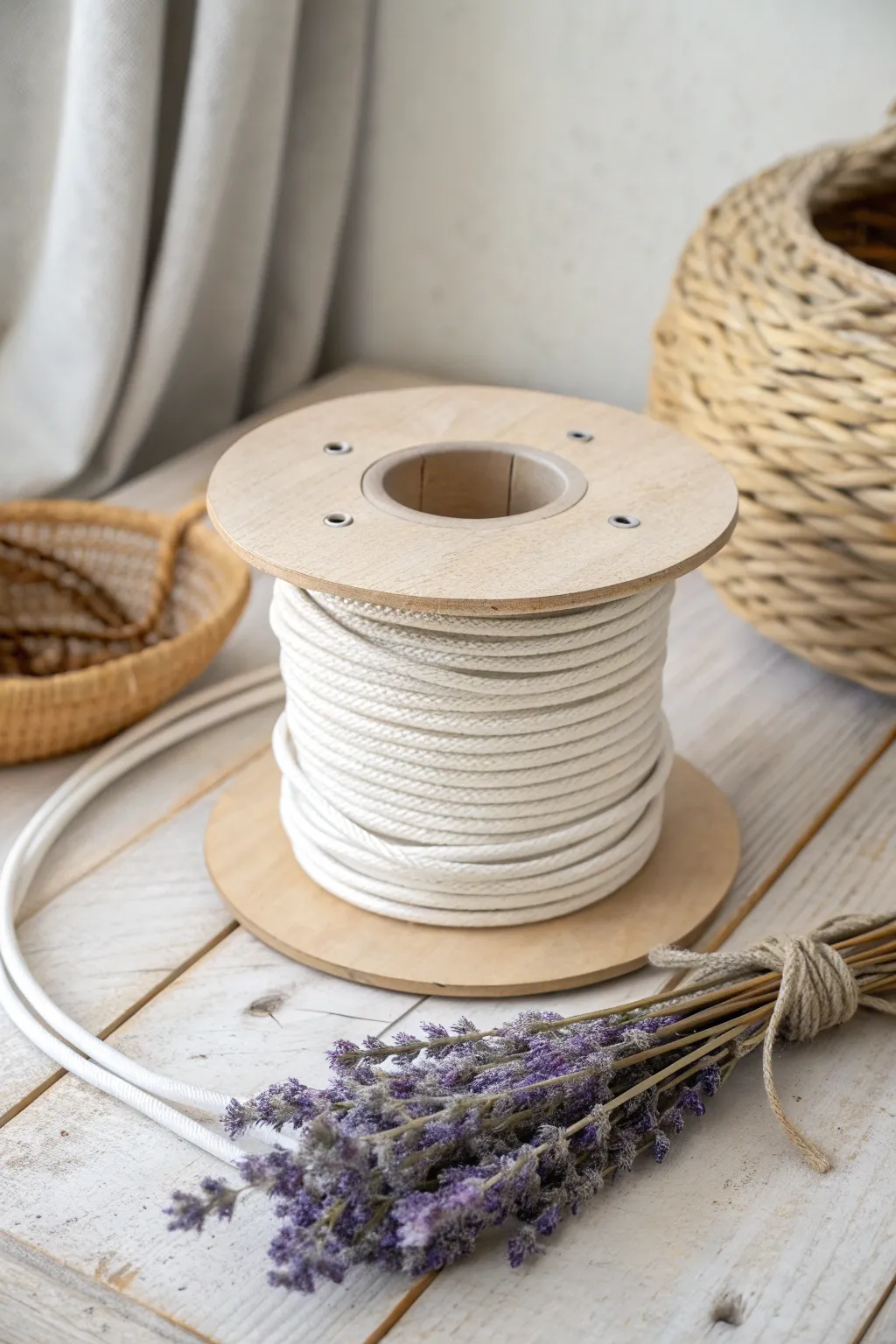 Tidy up in style with this minimalist cable winder solution—because beauty lies in simplicity.