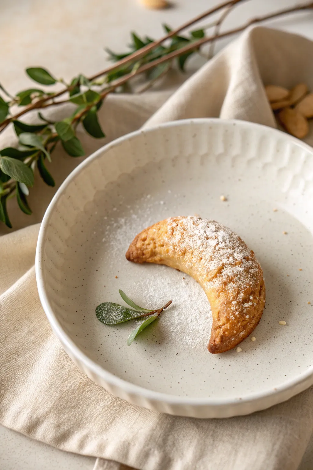 Discover the elegance in simplicity with these delightful Almond Crescents. Perfect for savoring life's sweet moments.