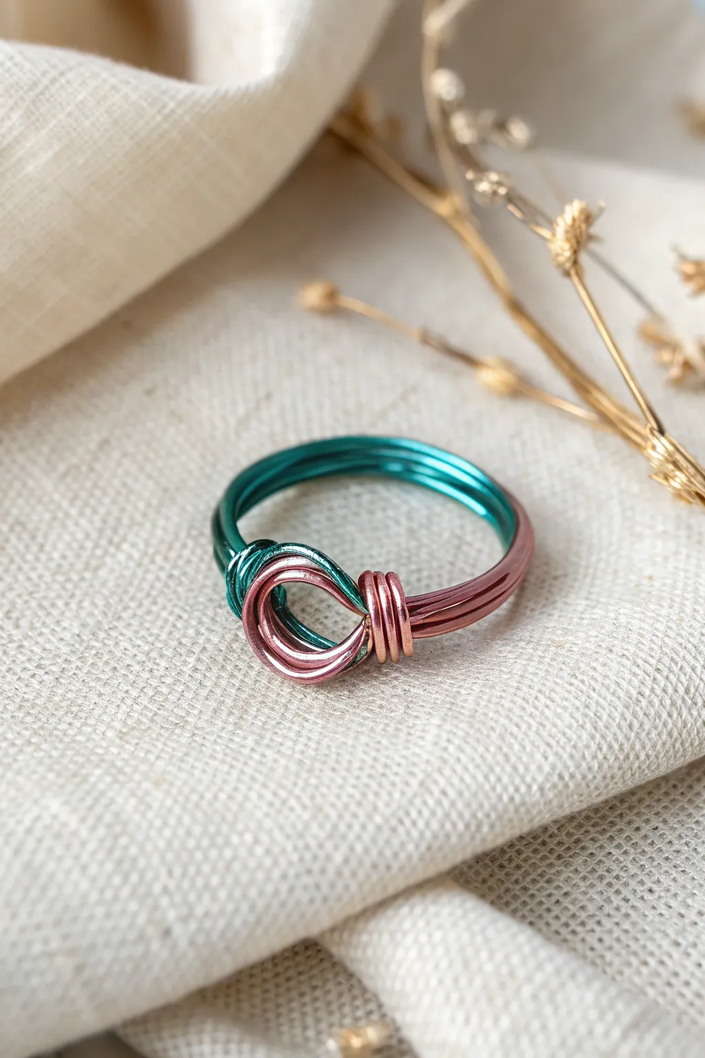 Elevate your style with vibrant, handcrafted wire rings - where simplicity meets artistry.