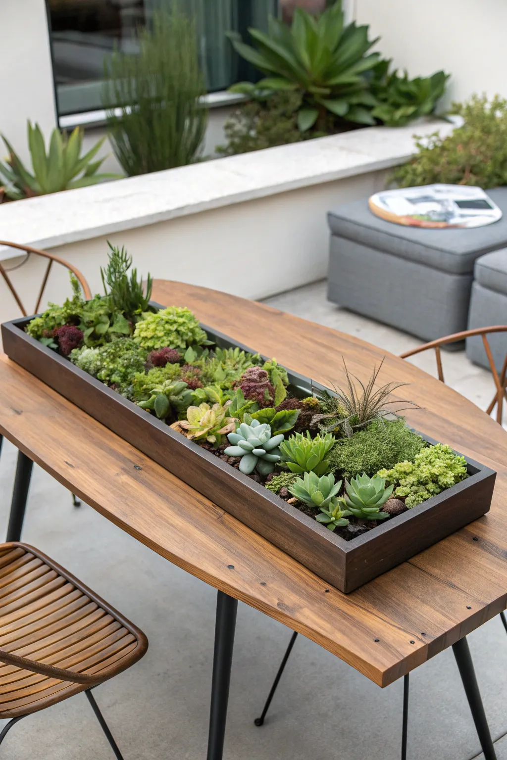 Elevate your space with the Convertible Table Planter—where style meets functionality.