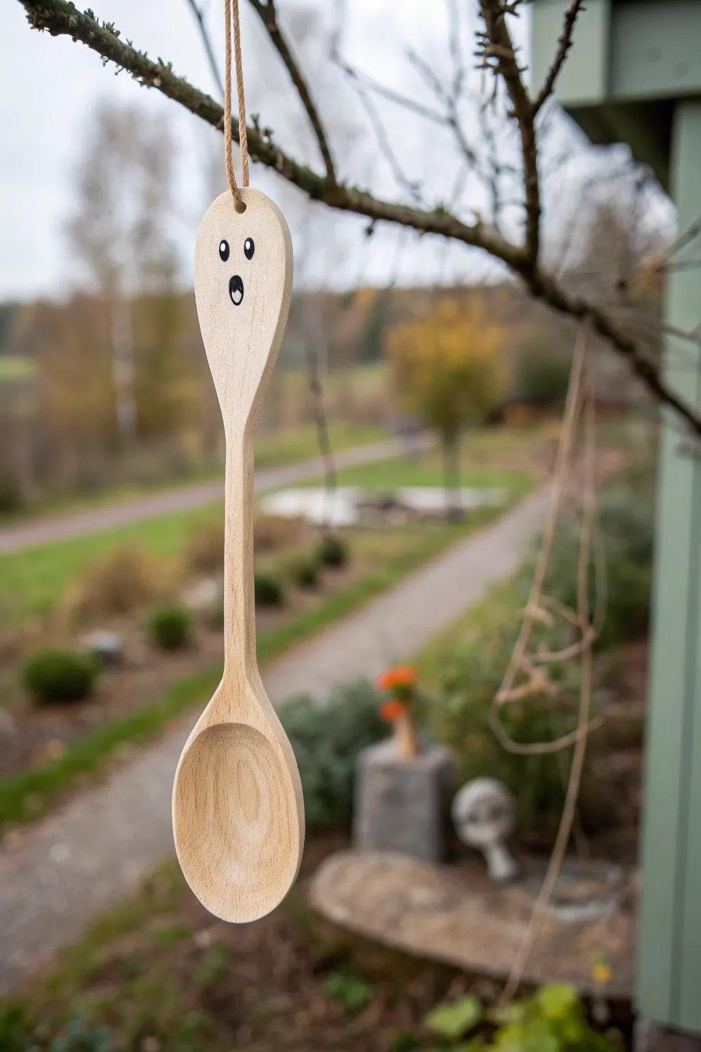 Add a whimsical touch to your Halloween with these charming wooden spoon ghosts!