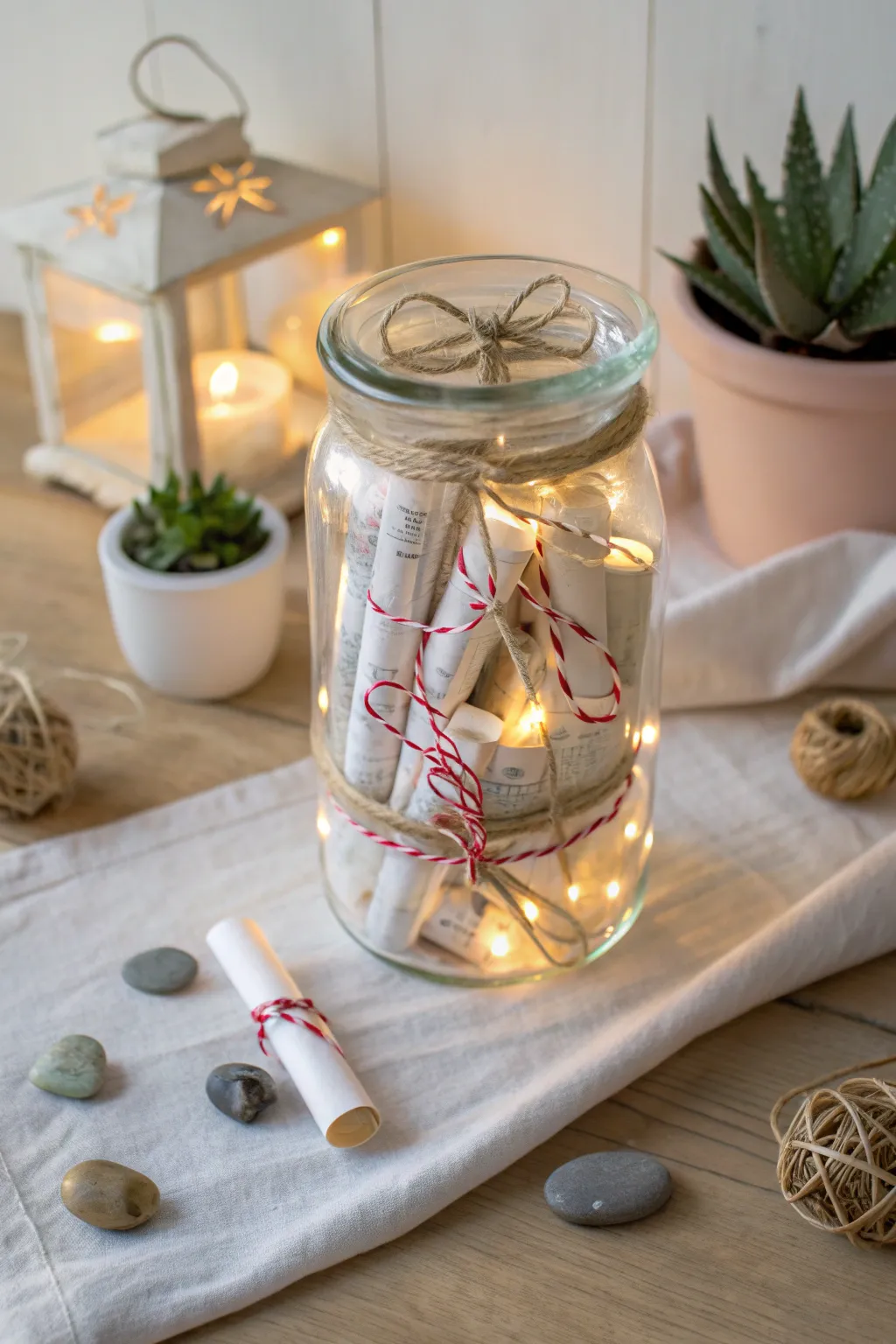 Illuminate your love notes with a magical glow ✨ #ScandiBoho #LoveInAJar